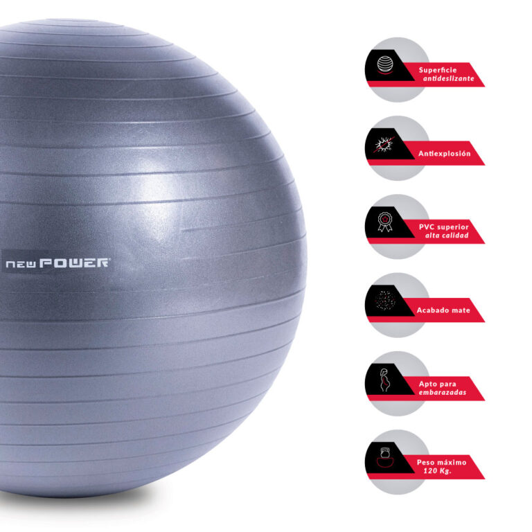 Pelota De Ejercicio Fitball 75 Cm Newpower